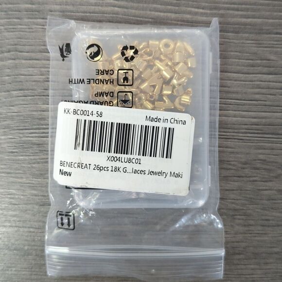 18 K Gold Filled Alphabet Charm Pendant 36pcs Jewelery Making Set - Picture 3 of 3